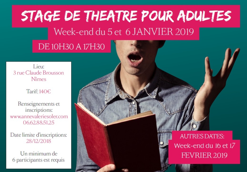 STAGES DE THEATRE NOEL NIMES