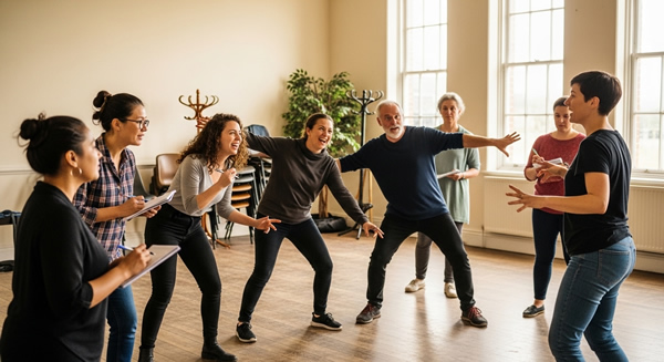 Atelier théâtre adulte débutant à Nîmes – Théâtre de l'éventail